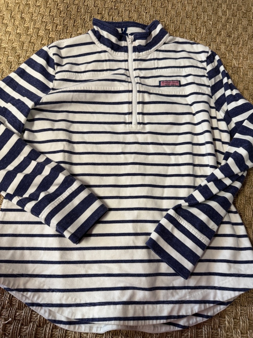 Vineyard vines cotton quarter zip Shep shirt